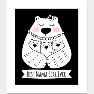 Best Mama Bear Ever - 3 Kids Posters and Art